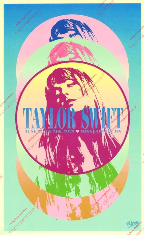 TS Minneapolis, MN Eras Tour VIP Poster Dupe