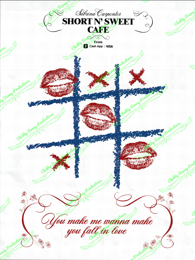 Short N' Sweet Cafe Poster Dupe 13x19