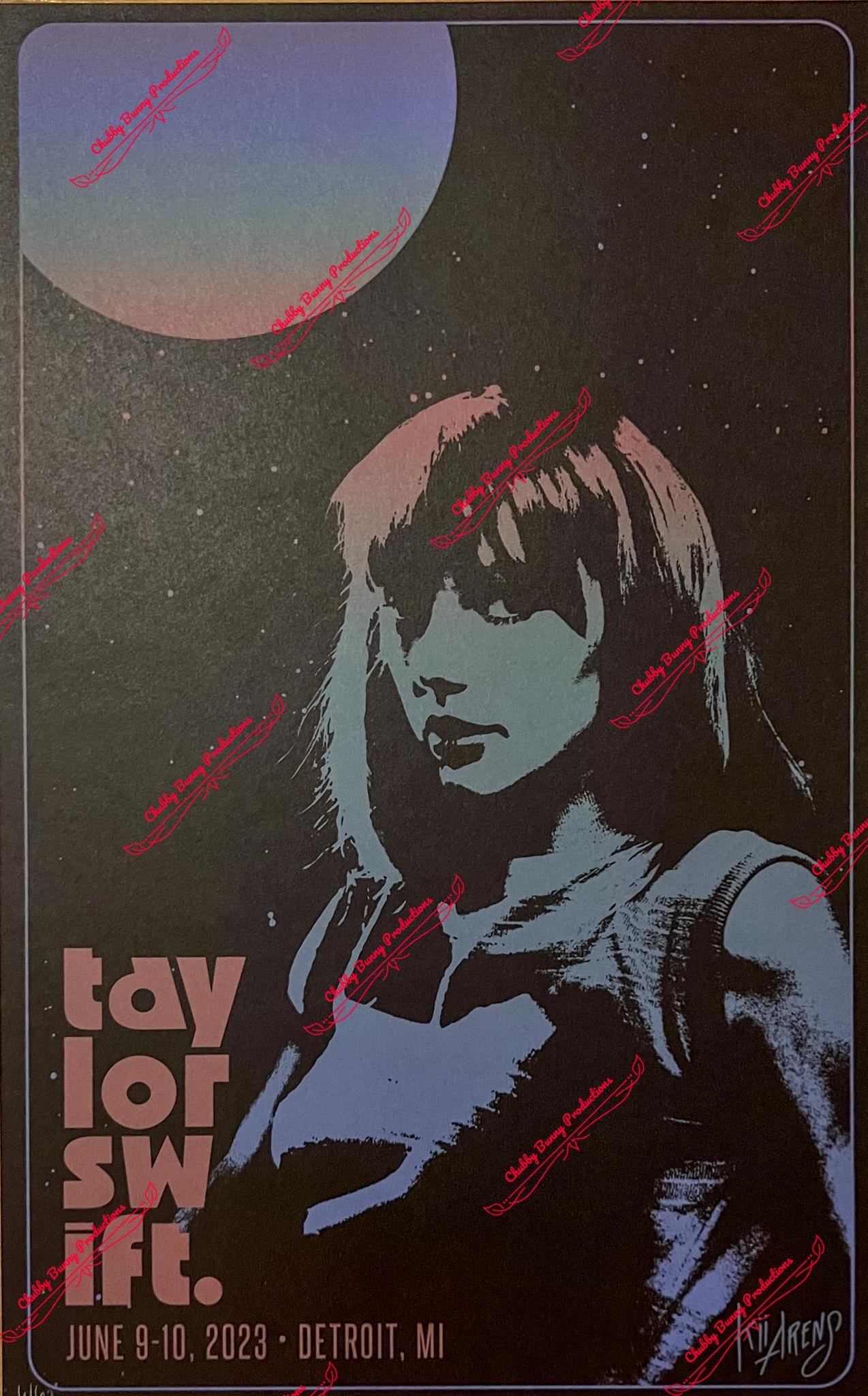 TS Detroit, MI Eras Tour Dupe 13x19