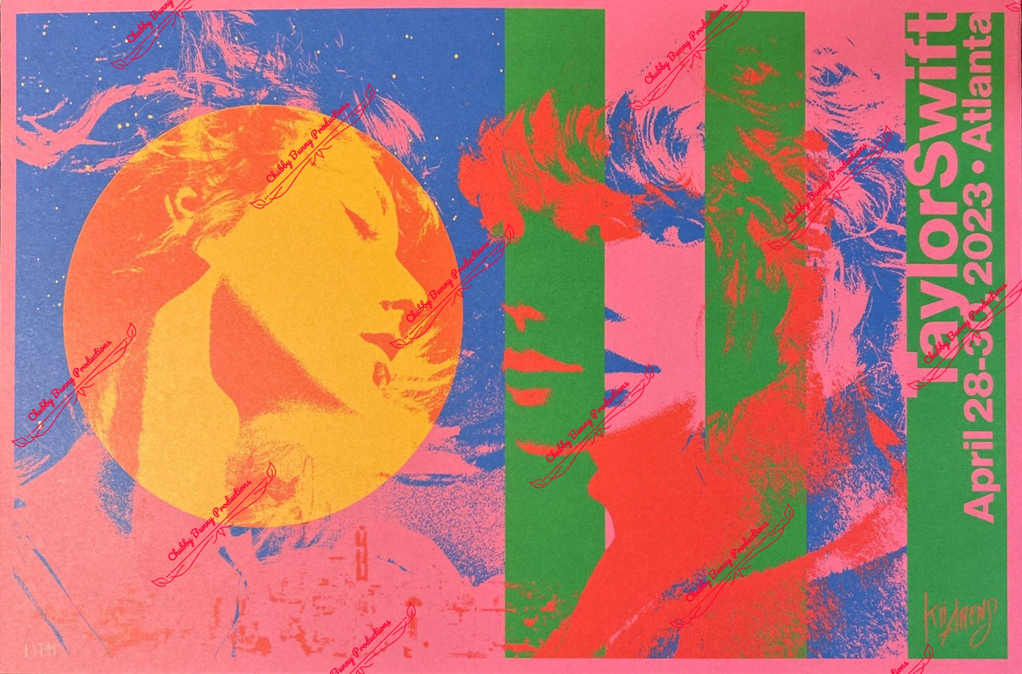 TS Atlanta, GA Eras Tour Poster Dupe 13x19