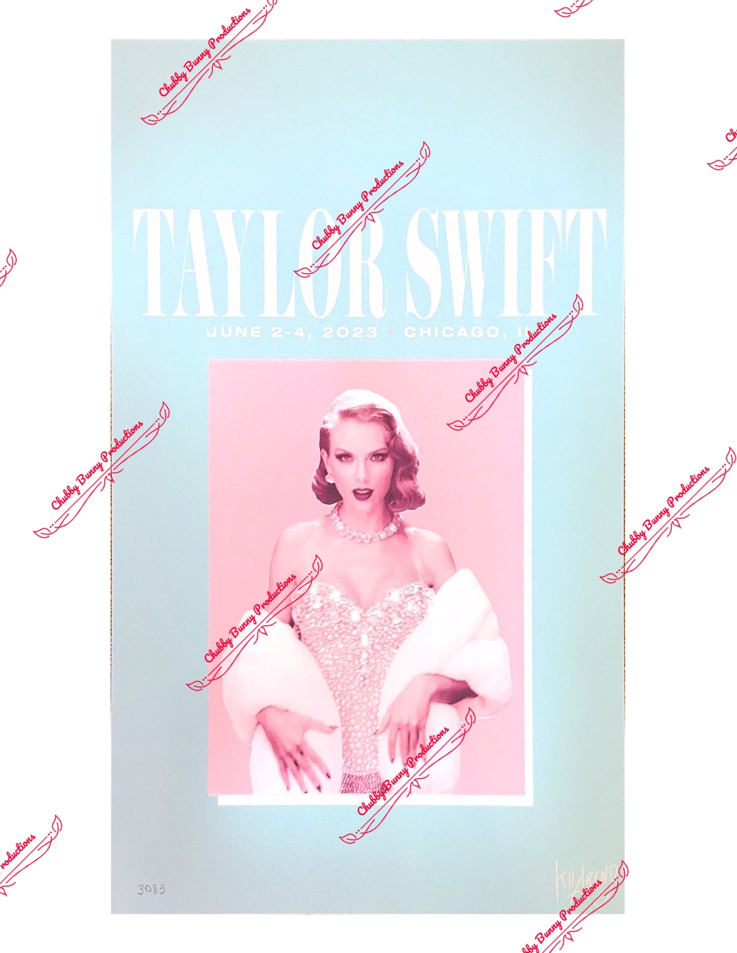 TS Chicago, IL VIP Eras Tour Dupe 13x19