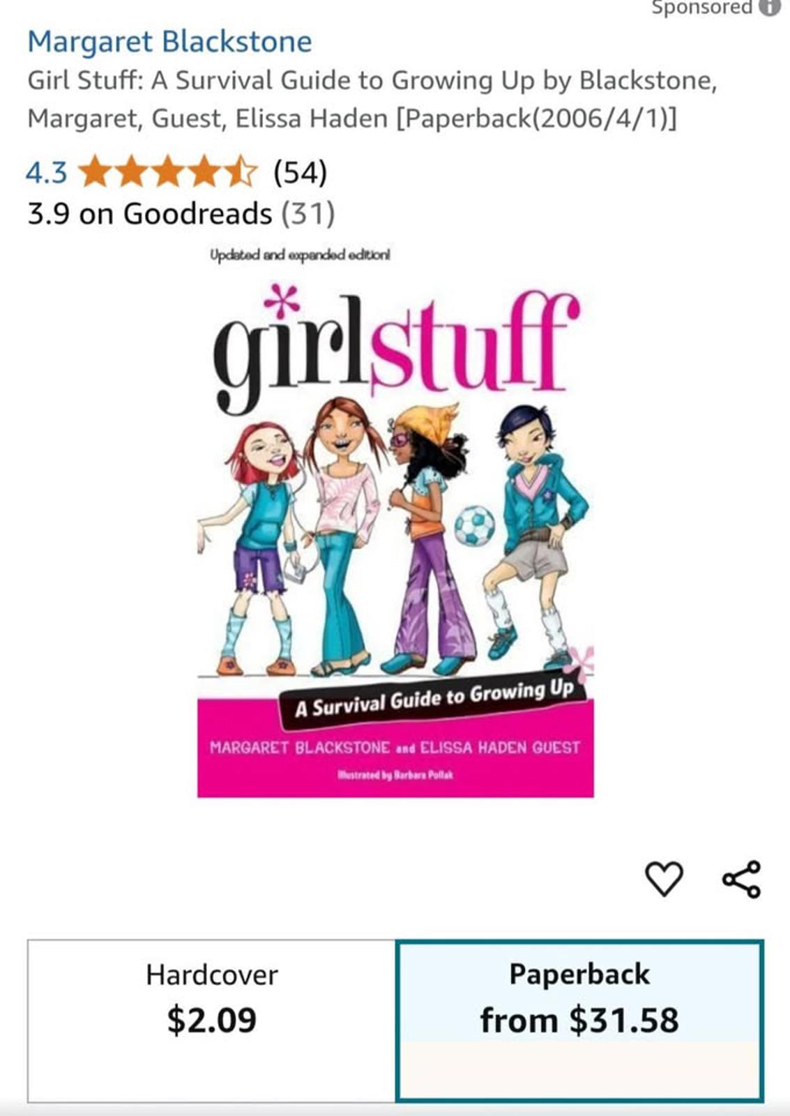 Girl stuff book used