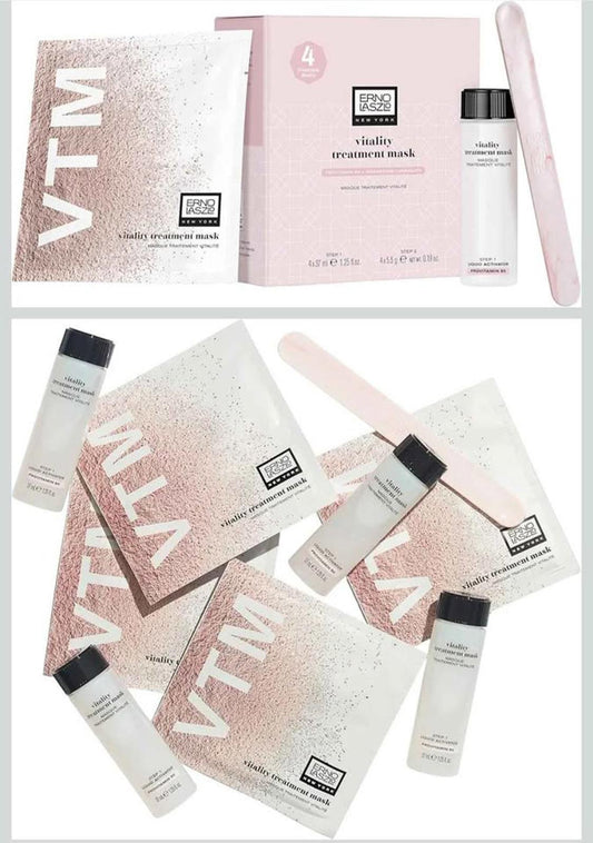 Erno Laszlo Vitality Treatment Mask VTM âââ€š¬ââ‚¬Å“ 4 Pack, Light Pink, unscented, 1 Count