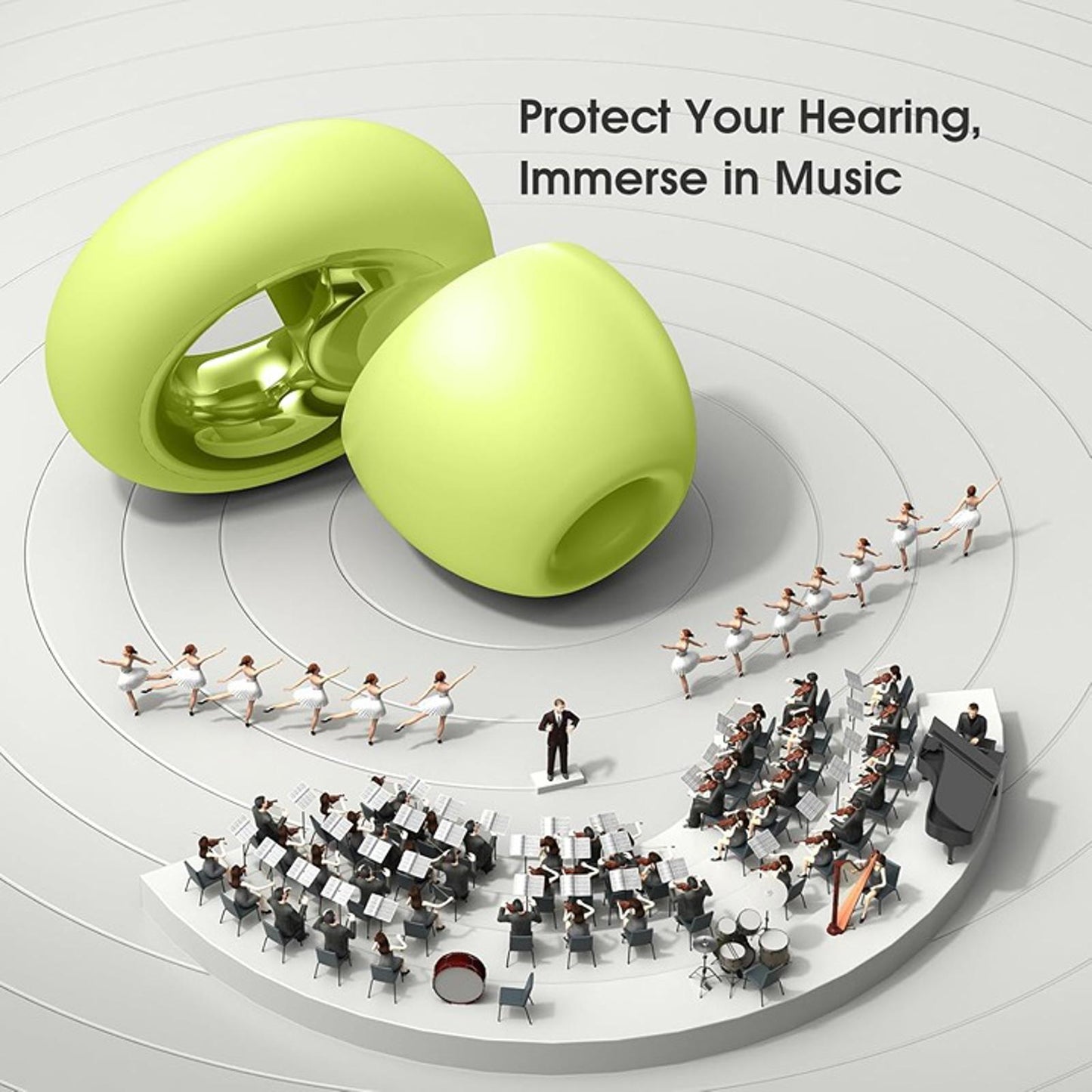 Ear Plugs for Sleeping Noise Cancelling, Soft Ear Plugs for Sleeping, 45dB Reusa
