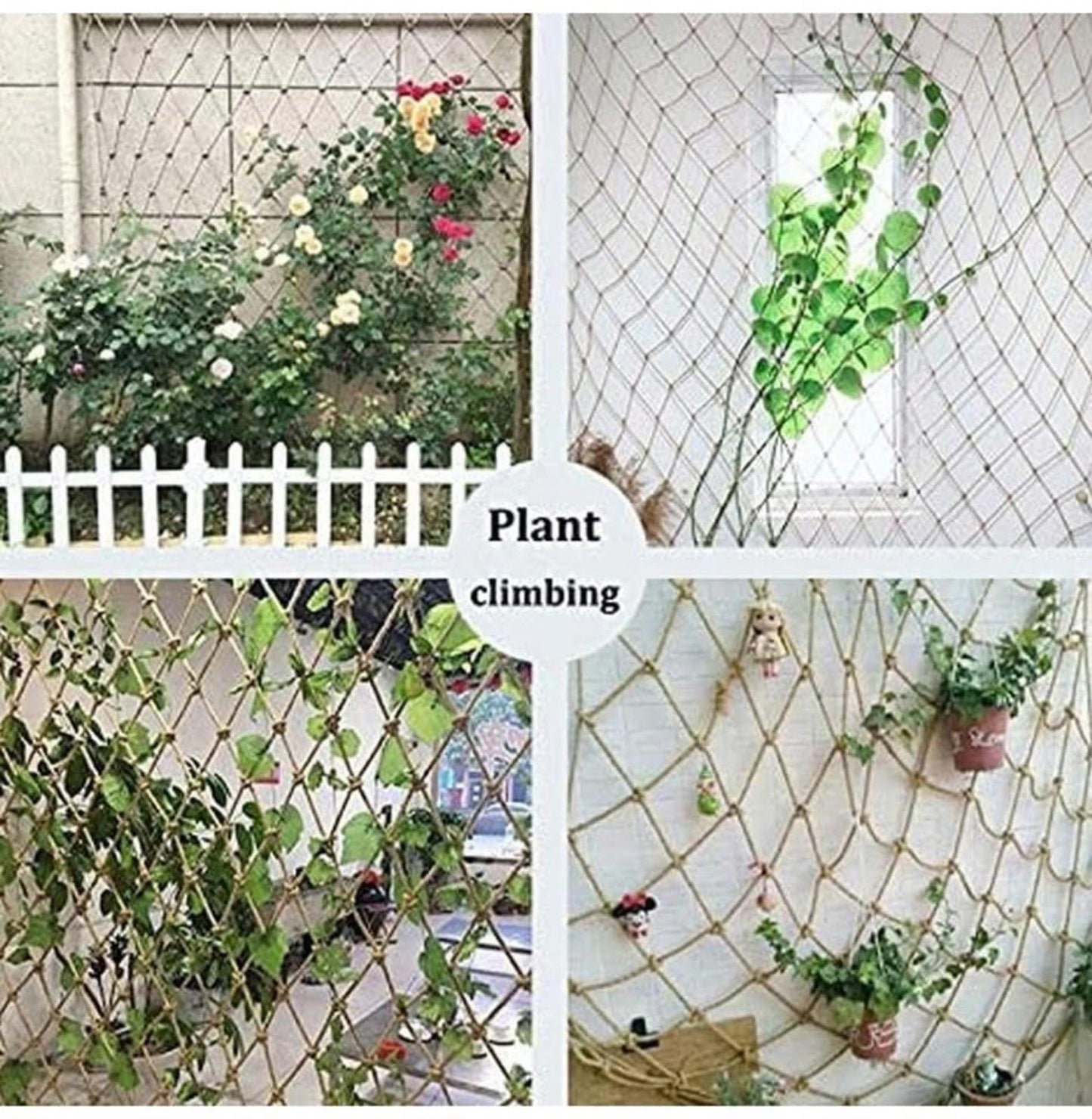 Children Climbing Playground Rope Net Heavy Duty Hemp Rope Cargo Net Outdoor Kid