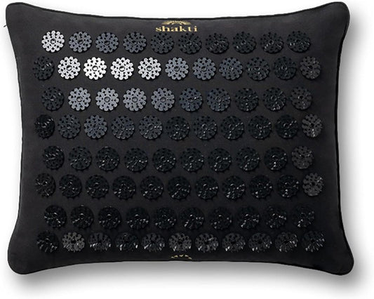 ShaktiMat Premium Acupressure Pillow, Original Intensity in Shakti Black, Massag