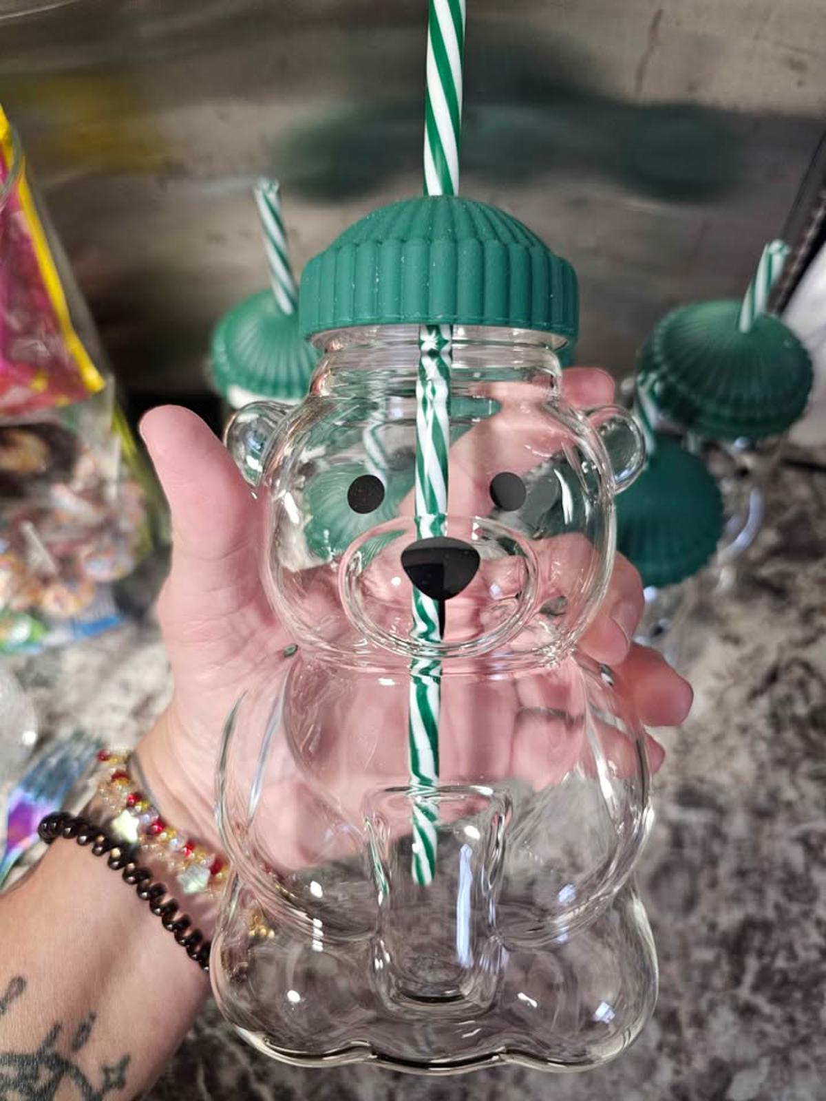 Viral Glass Teddy bear glass