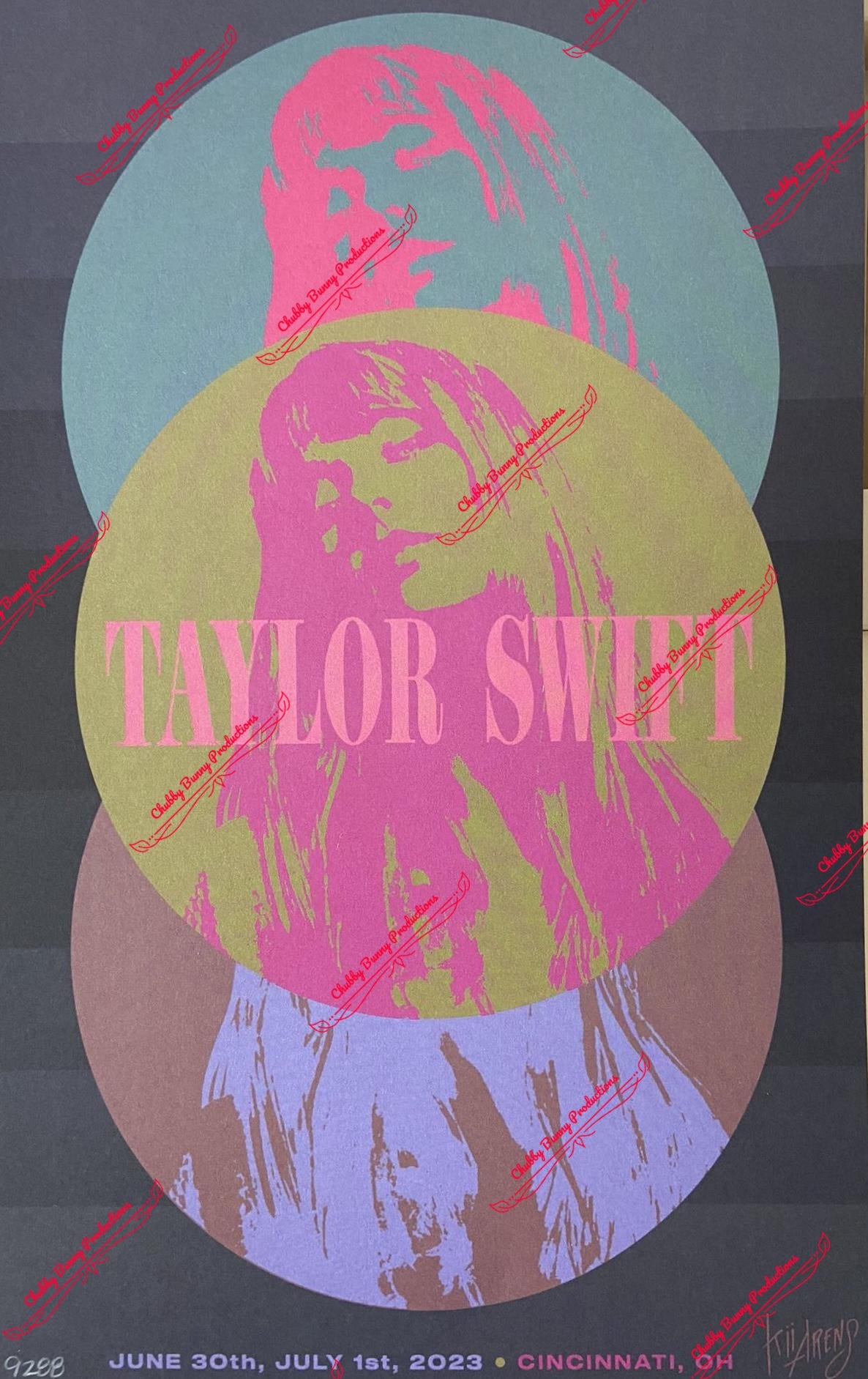 TS Cincinnati, OH VIP Eras Tour Dupe 13x19