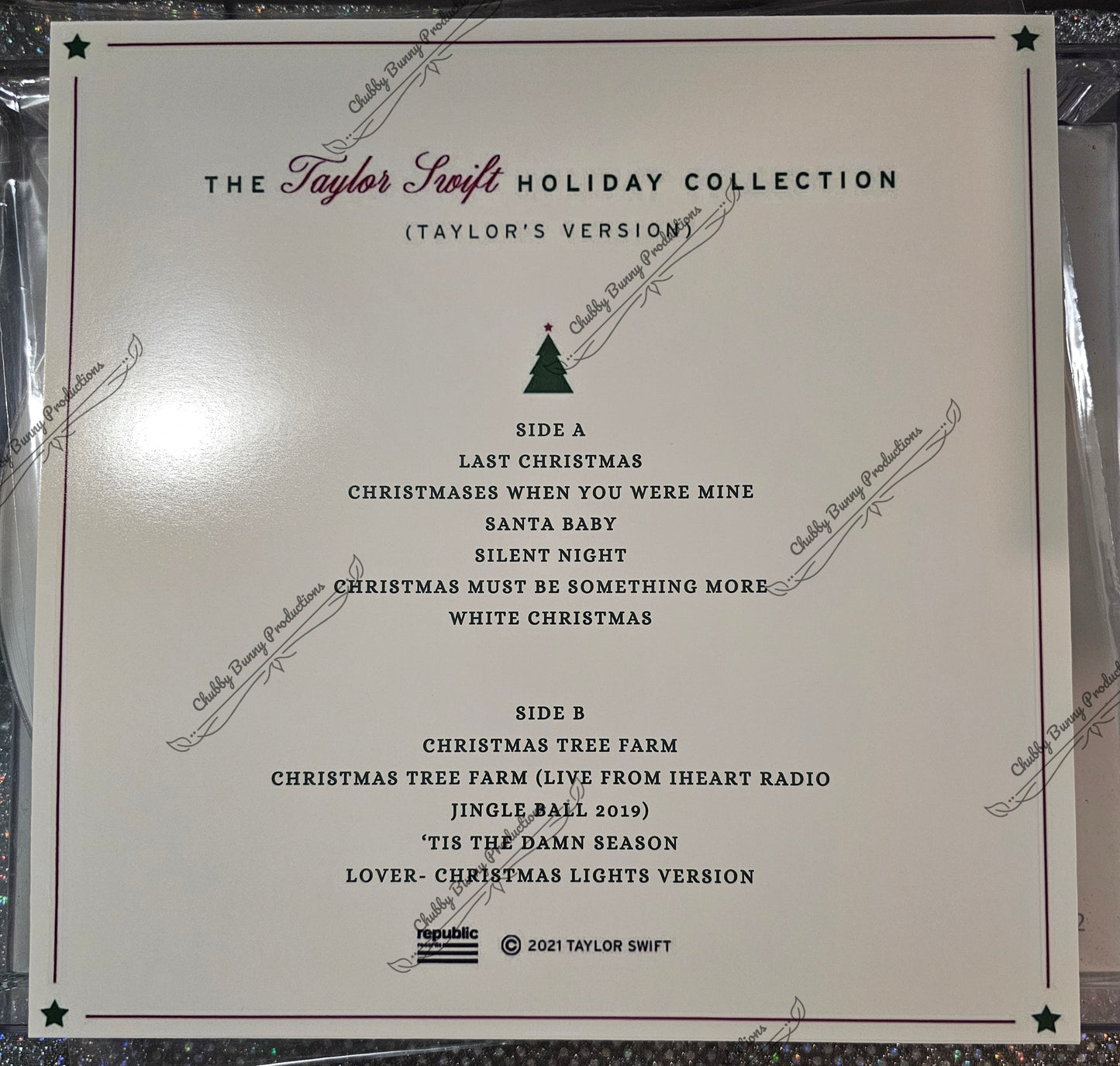 TS Fan Made Christmas Picture LP