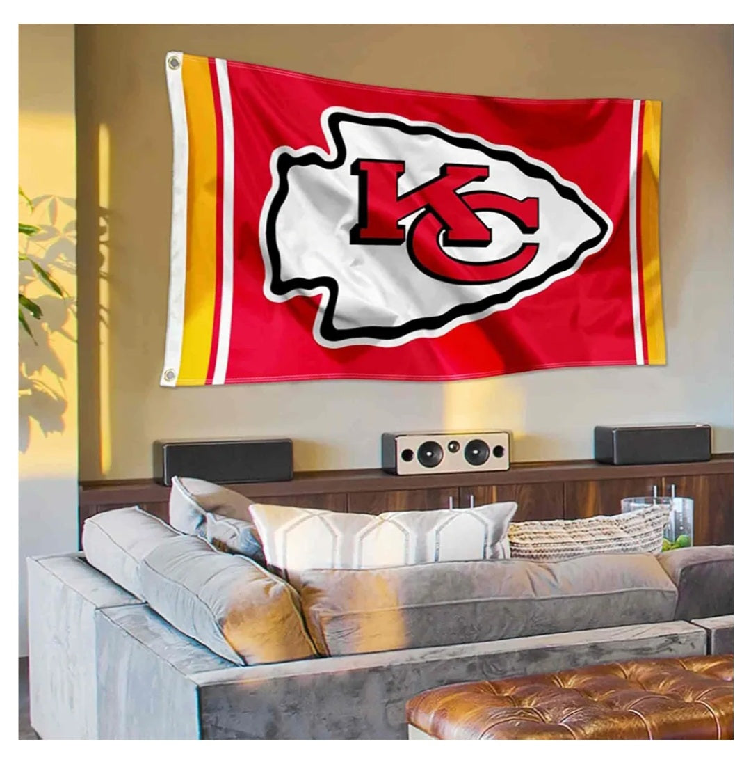 WinCraft Kansas City Chiefs KC Large 3x5 Flag