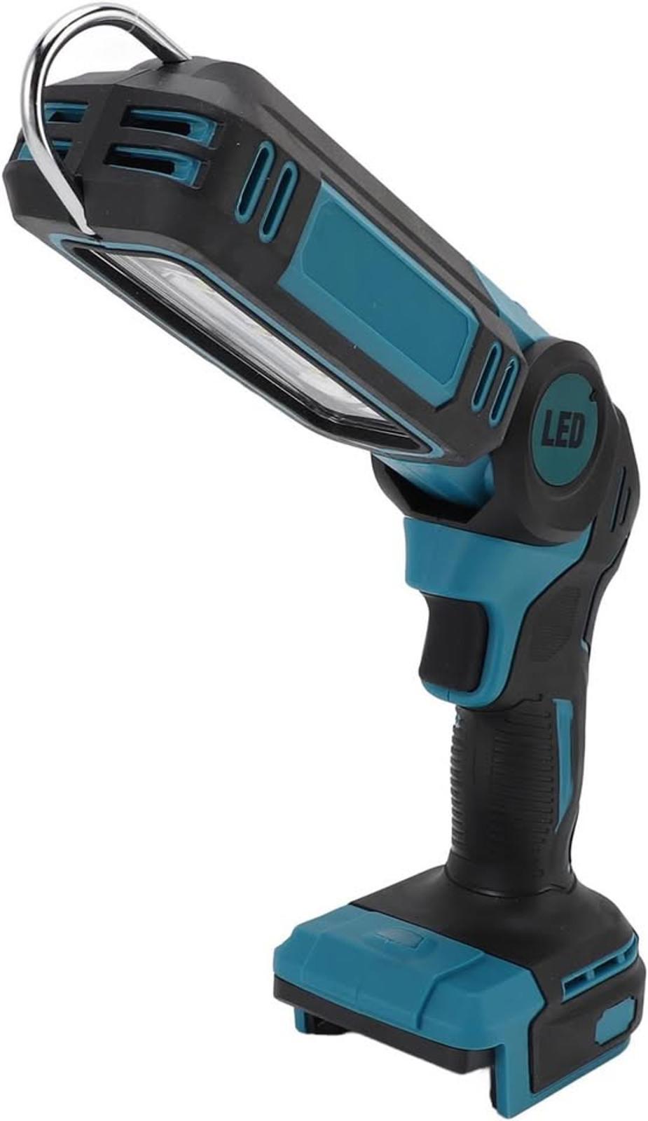 Cordless LED Work Light, 500lm 1000lm Rotatable Lamp for Outdoor Construction,